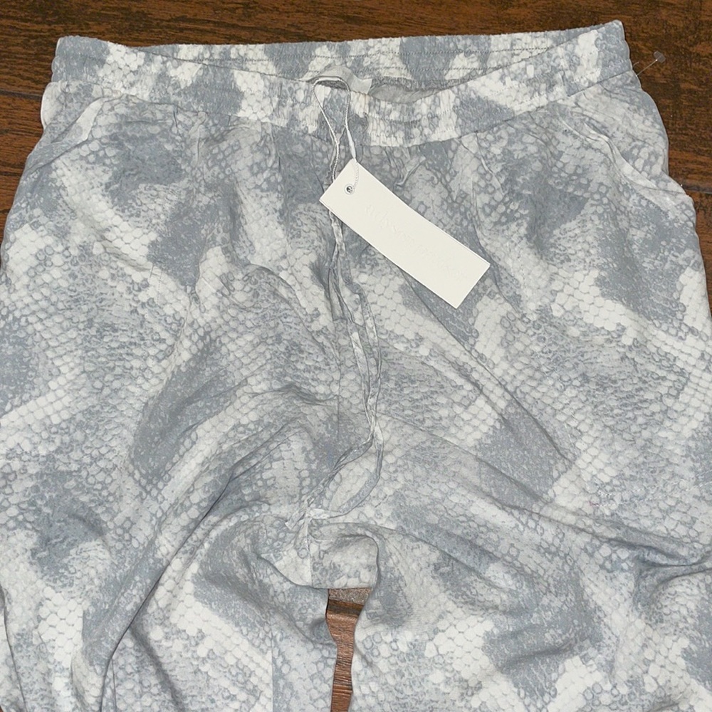 Adyson Parker Blue Snake Skin Print Jogger